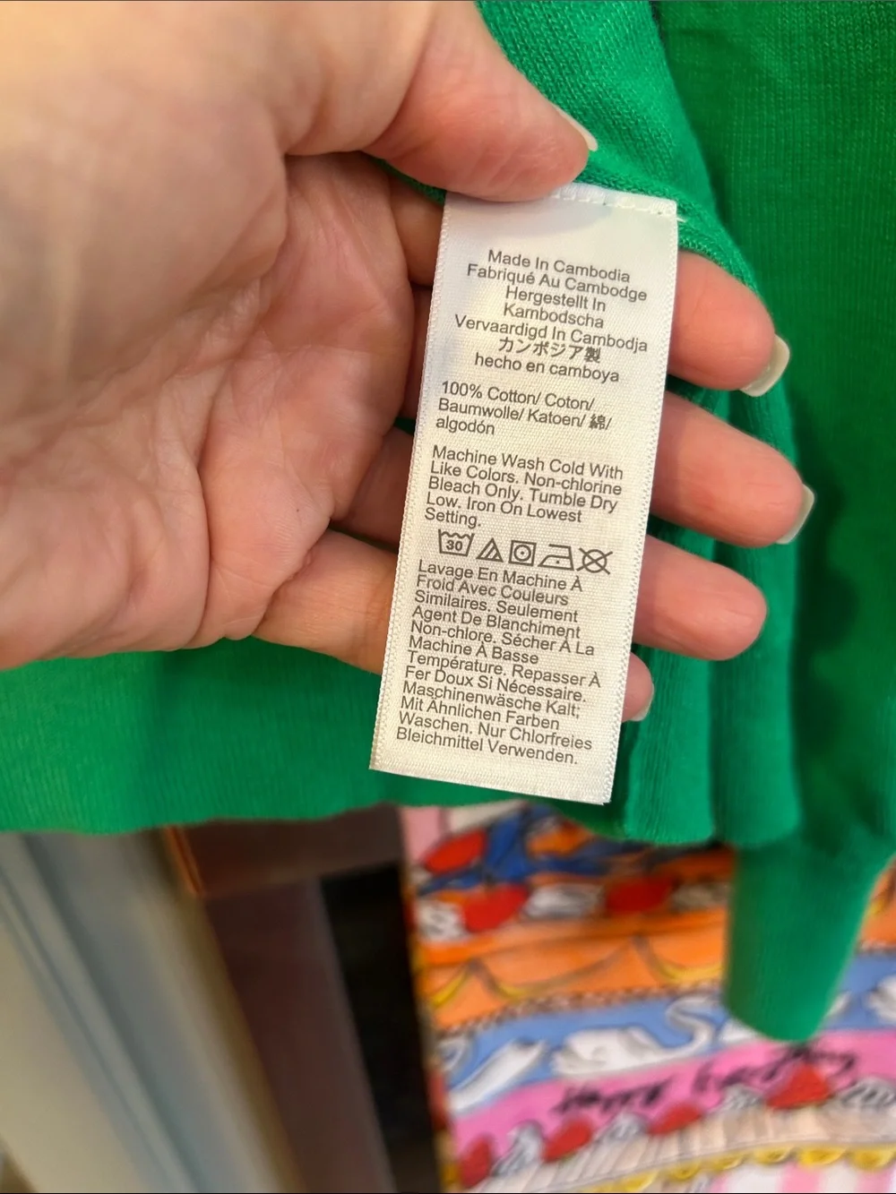 J. Crew Factory Green Cotton Cardigan Sweater Small
